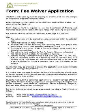 Form. Student Services
