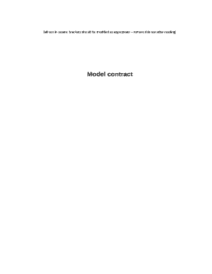 All text in square brackets should be modified as appropriate - remove this text after reading