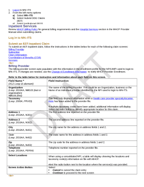 5010/D.0 compliance / Minnesota Department of Human ...