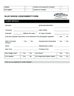 blue badge application formguidance notes - Brent Council