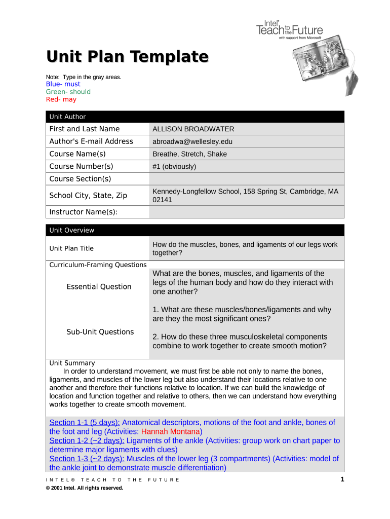 Unit Plan Template Studylib Doc Template PdfFiller Unit Plan Template Studylib Doc Template PdfFiller