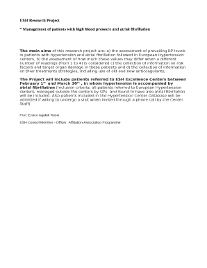 ESH Research Project