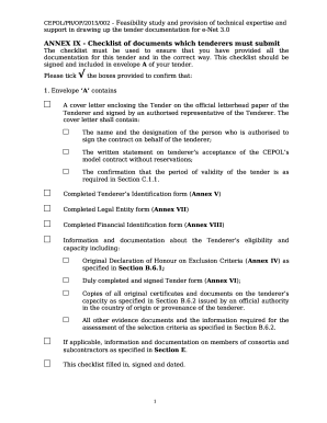 ANNEX IITECHNICAL PROPOSAL FORM (for Lot 1Professional Support Staff)