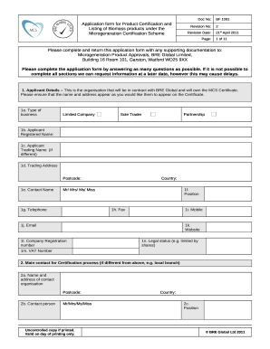 Please complete and return this application form with any ...