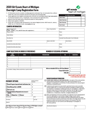 2020 Summer Camp Forms and InformationGirl Scouts of ...