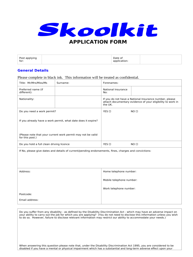 Form preview