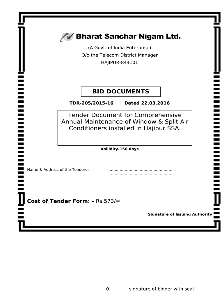 Tender Document Can Be Downloaded From Cpp Portal DoT Doc Template Tender document can be downloaded from cpp portal dot doc template