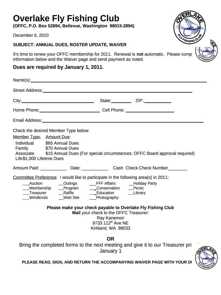 Overlake Fly Fishing ClubFishing is the heart of our Doc Template