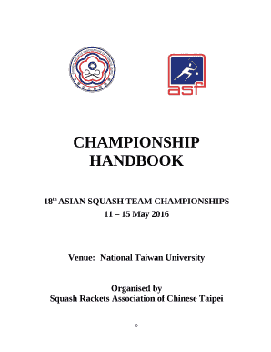 18th ASIAN SQUASH TEAM CHAMPIONSHIPS