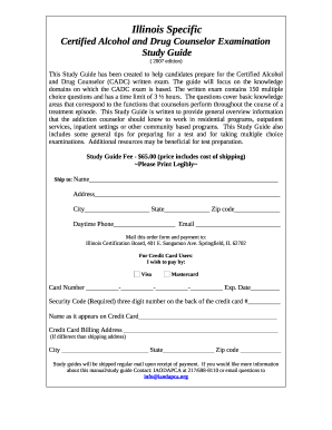 Fillable Online Study Guide Order -Illinois CADC Exam (4).doc ...