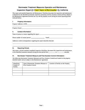 Operation and Maintenance - Clean Water Program