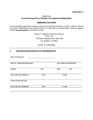 Appendix A Authorized Signature Form