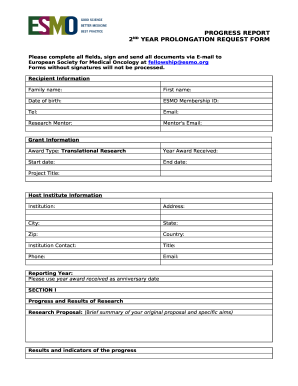 PR OGRESS REPORT