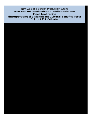 Evaluating the New Zealand Screen Production Grant - MBIE