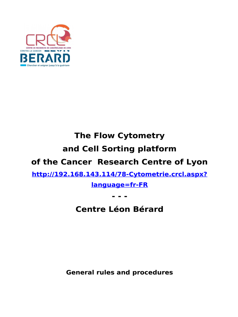 The Flow Cytometry Doc Template | pdfFiller