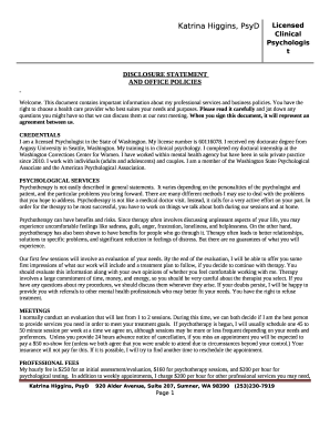 1 Ruby Y. Takushi, Ph.D. DISCLOSURE STATEMENT AND ...
