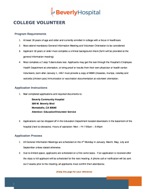College Volunteers I Ohio State Medical Center