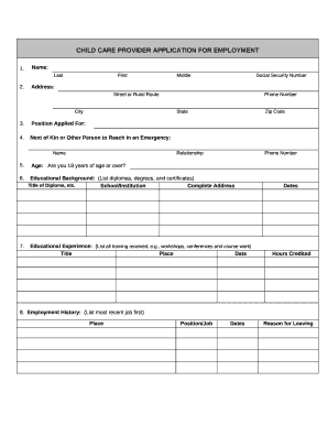 New PSW Forms