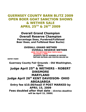 Youth Market Show at International Goat Days ... - Boer goat