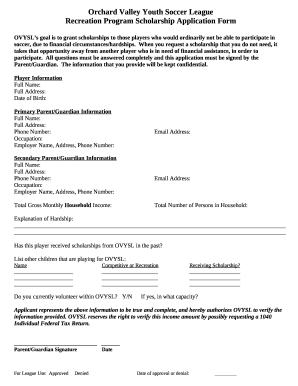 Orchard Valley Youth Soccer League