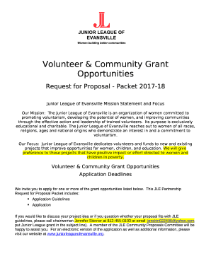 Grants and ScholarshipsJunior League of Evansville