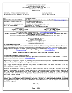 Jefferson county commission - BidNet