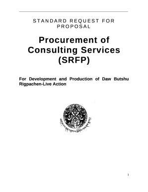 Standard Request for Proposals and User's Guide to Selection ...
