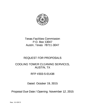 RFP 303-5-01438 - Texas Facilities Commission