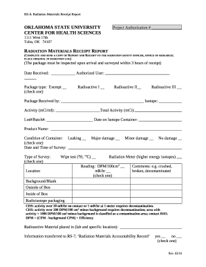 Louisiana State University Radiation Safety Office