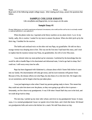 Sample essay 2 with admissions feedback (article)Khan ...