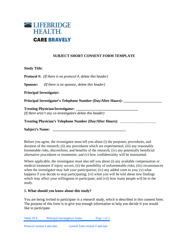 Study Protocol Template PDF Free Download DocPlayer Doc 