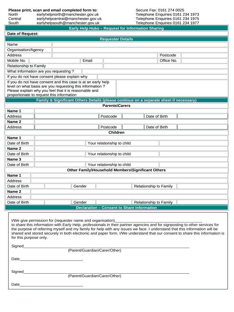 Please email the completed to cf Doc Template | pdfFiller