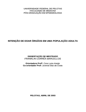 UNIVERSIDADE FEDERAL DE PELOTAS Faculdade de ...