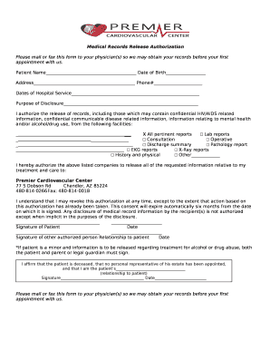 Please mail or fax this form to your physician(s) so we may obtain your records before your first appointment with us