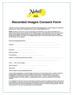 Taking and Use of Photographic and Recorded Images of ...