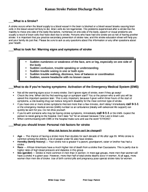 Stroke Education Tool for the American Heart Association, the Centers for Disease Control and Prevention, and The Joint Commissions, (AHA/CDC/TJC) Performance Measure