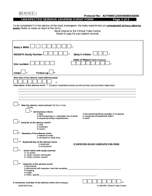 Template protocol for clinical trials investigating ...