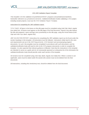 Jurisdictional and Nested REDD+ (JNR) Validation and ...