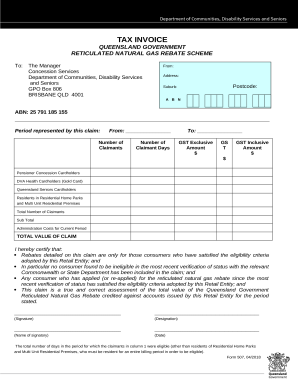 Form 507 Reticulated natural gas tax invoice. Form 507 Reticulated natural gas tax invoice