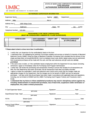Authorized Signature Form for 9.2 - Financial Services - UMBC