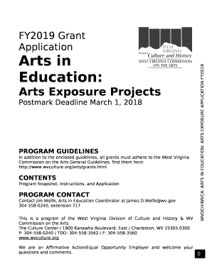 What is the Arts in Education: Arts Exposure Program?