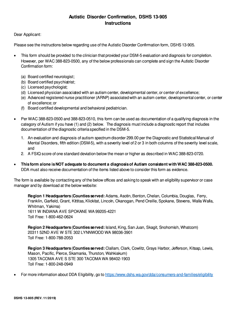 Diagnostic CriteriaAutism Spectrum Disorder (ASD Preview on Page 1