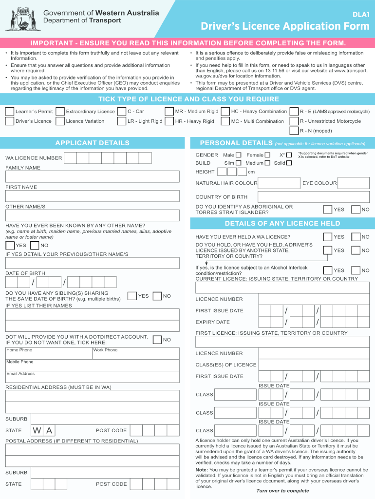 mdl drivers licence Preview on Page 1