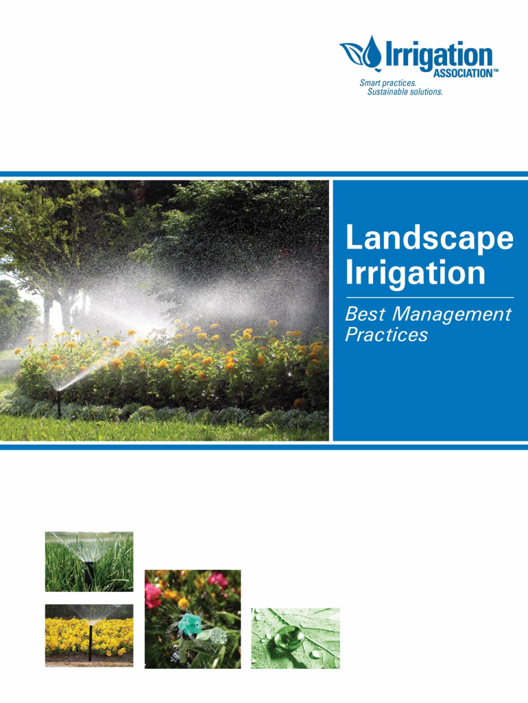 Fillable Online Landscape Irrigation Best Management Practices Dallas Fax Email Print