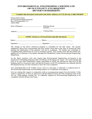 Fillable Online ENVIRONMENTAL ENGINEERING CERTIFICATE Fax Email Print Fillable Online ENVIRONMENTAL ENGINEERING CERTIFICATE Fax Email Print
