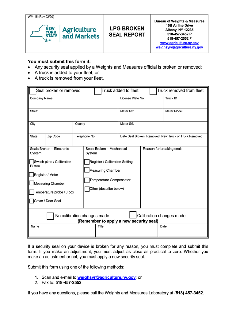 lpg broken seal Preview on Page 1
