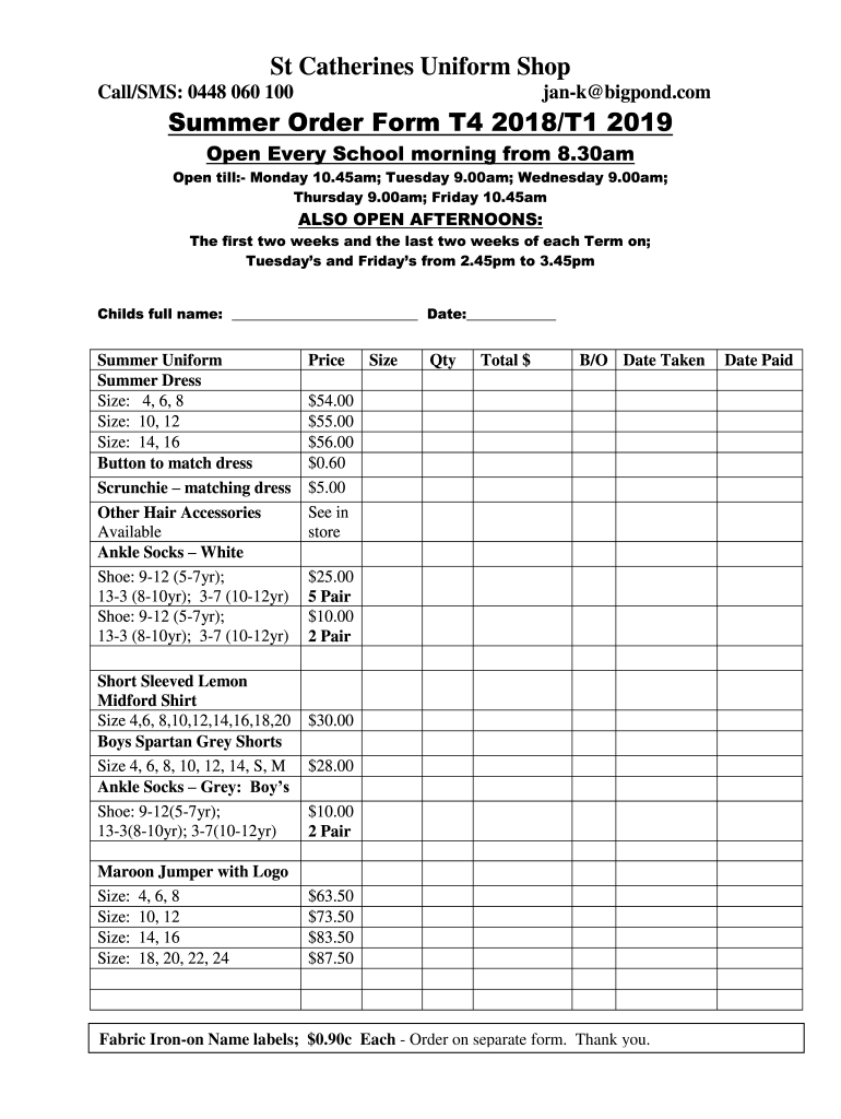 Form preview