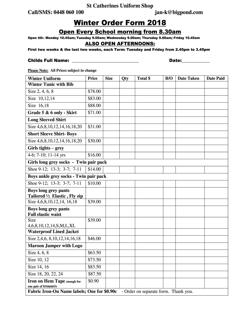 Form preview