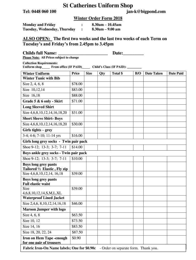 Form preview