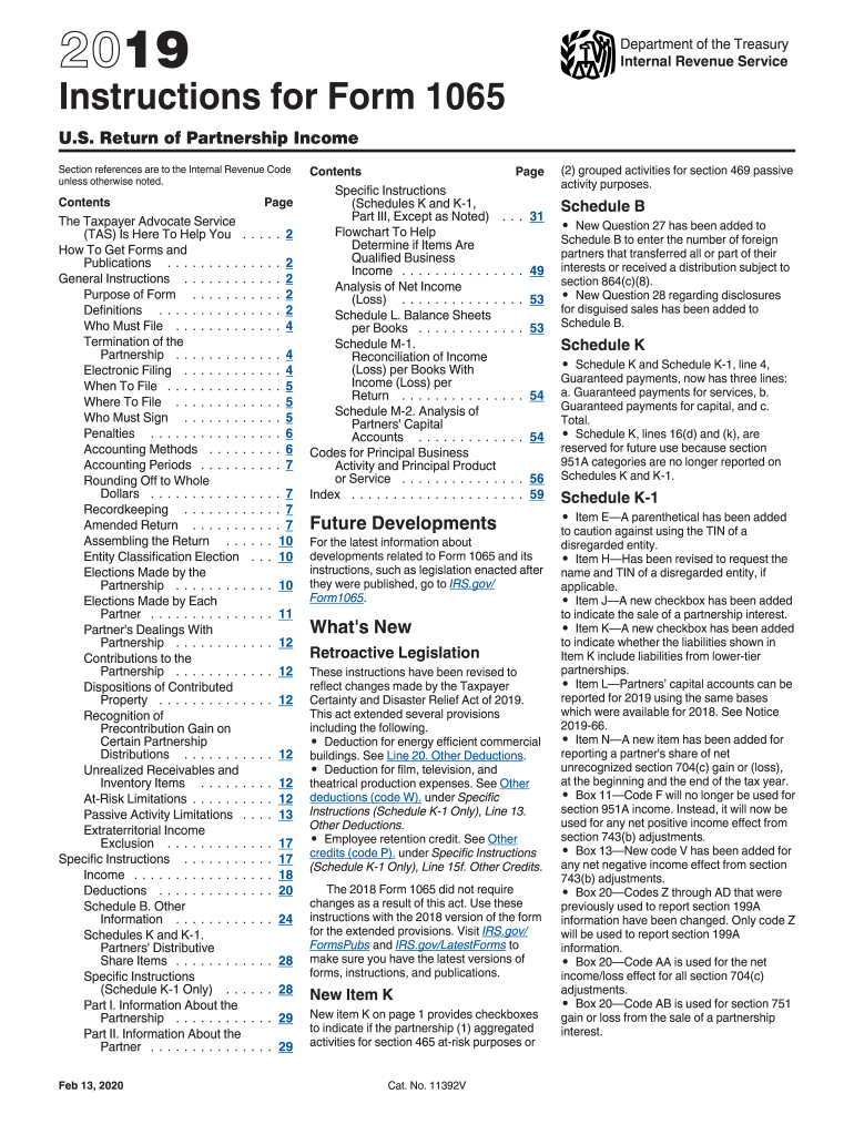 1065 form Preview on Page 1